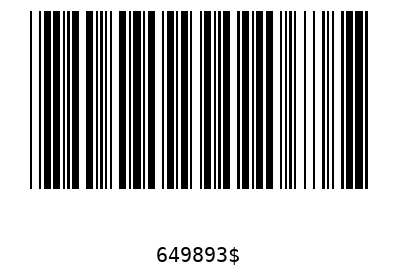 Barcode 649893