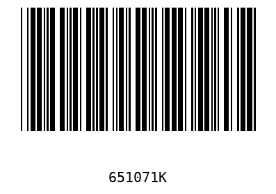 Bar code 651071