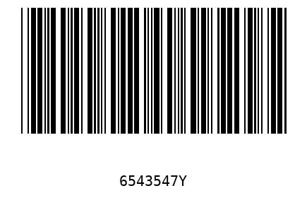 Barcode 6543547