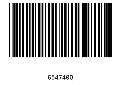 Barcode 654740