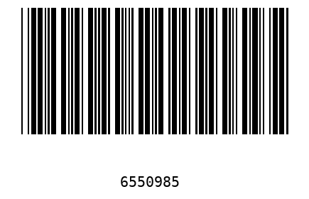 Bar code 6550985