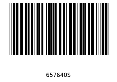 Barcode 657640
