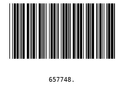 Barcode 657748