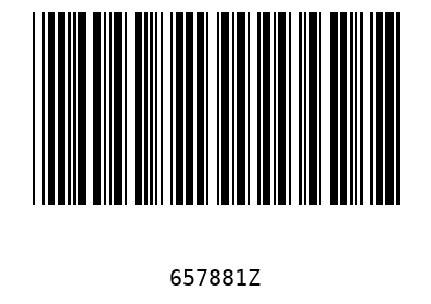Barcode 657881