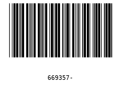Barcode 669357