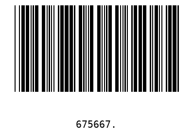 Barcode 675667