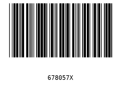 Bar code 678057