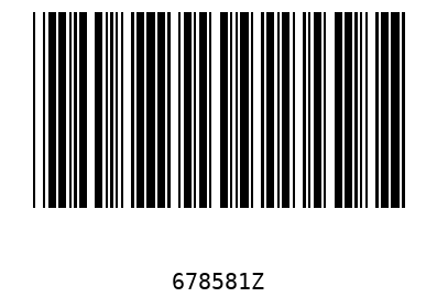 Barra Código 678581