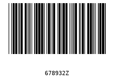 Barcode 678932