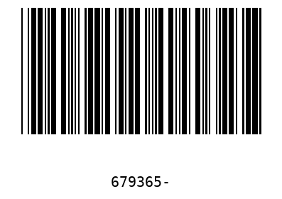 Barcode 679365