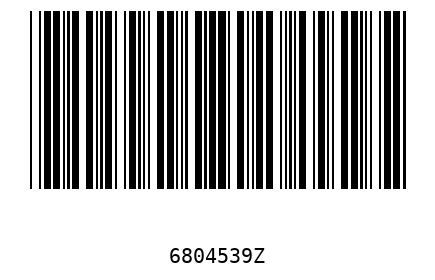 Barcode 6804539