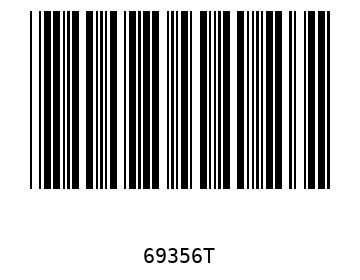 Barra Código, Code 39 69356