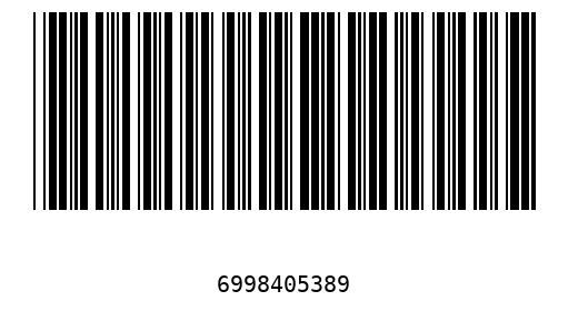 Barcode 699840538