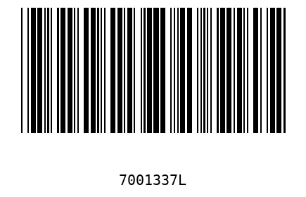 Barcode 7001337