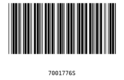 Barcode 7001776