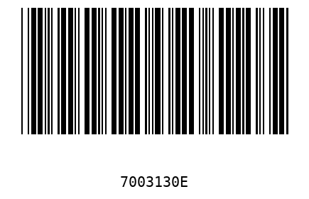 Barcode 7003130