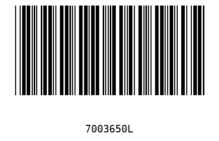 Barra Código 7003650