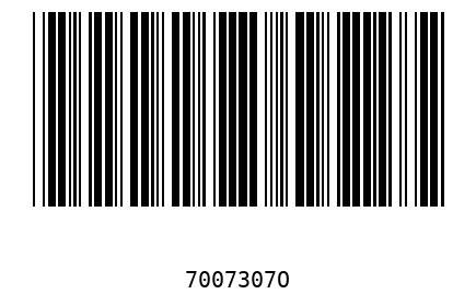 Barcode 7007307
