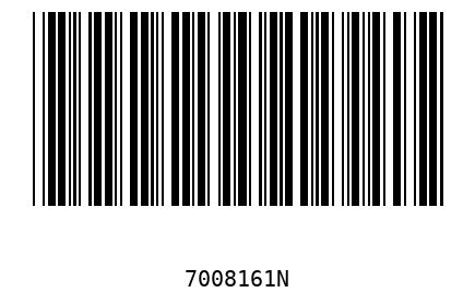 Barcode 7008161