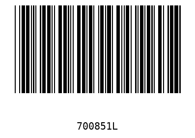 Barcode 700851