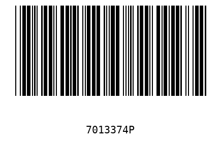 Barcode 7013374