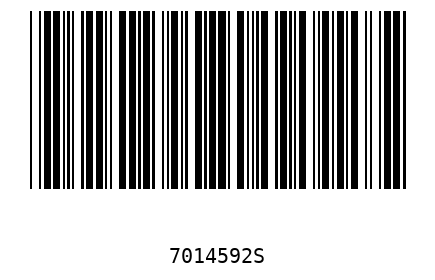 Barcode 7014592
