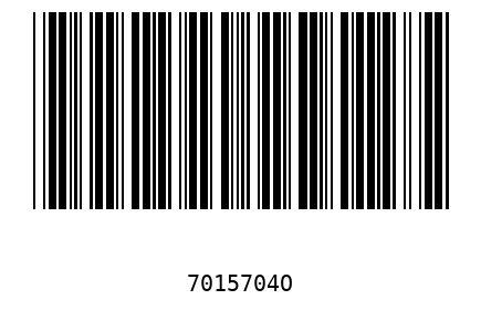 Barcode 7015704