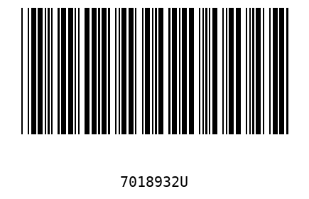 Barcode 7018932