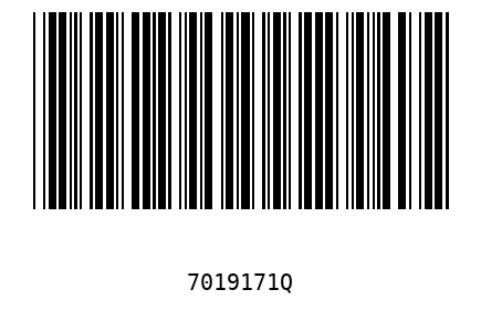Barcode 7019171