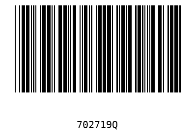 Barcode 702719