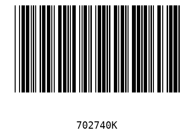 Barcode 702740