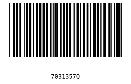 Barcode 7031357