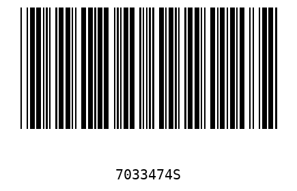 Barcode 7033474