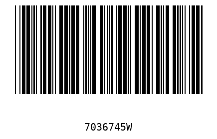 Barcode 7036745