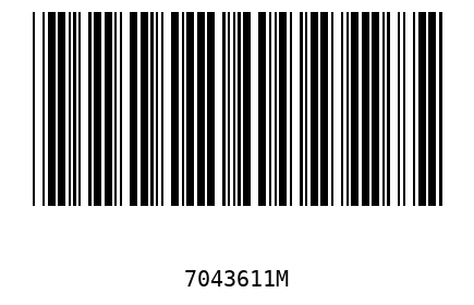 Barcode 7043611