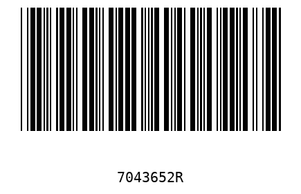 Barcode 7043652