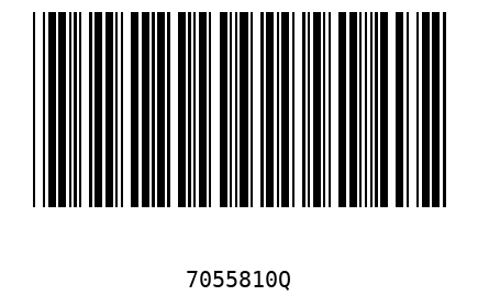 Barcode 7055810