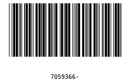 Barcode 7059366