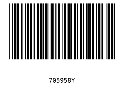 Barcode 705958