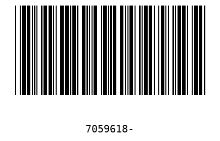 Barcode 7059618