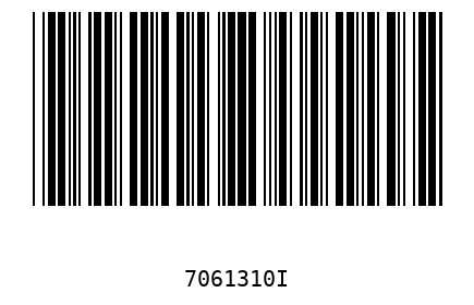 Barcode 7061310