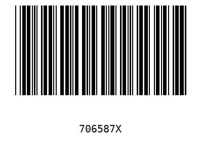 Barcode 706587