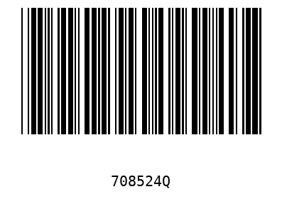 Barcode 708524