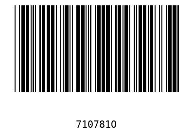 Barcode 710781