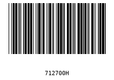 Barcode 712700