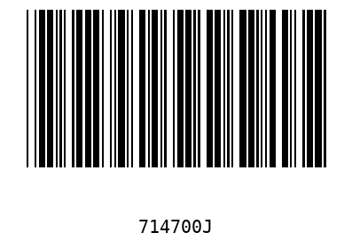 Barcode 714700