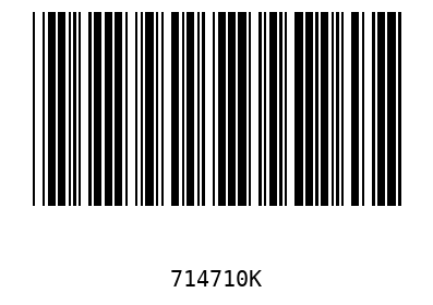Barcode 714710