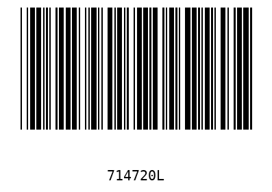 Barcode 714720