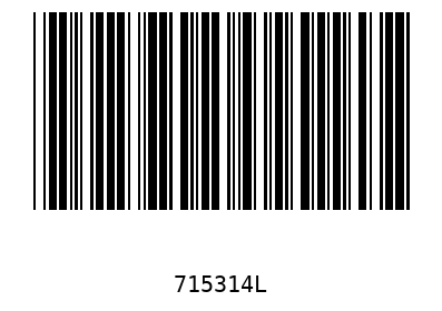 Barcode 715314