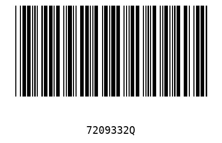Barcode 7209332